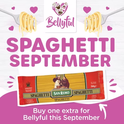 Bellyful Spaghetti September