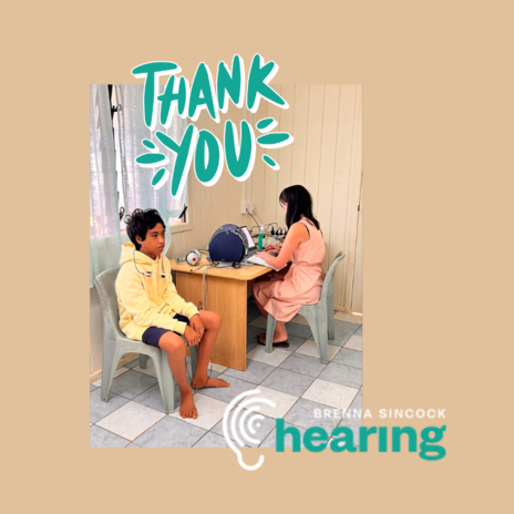 Brenna Sincock Hearing Thank You