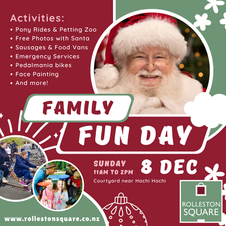 Family Fun Day 8 Dec
