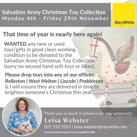 Salvation Army Christmas Toy Collection