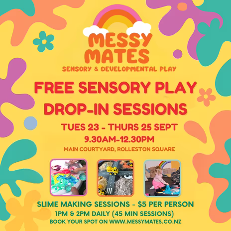 Messy Mates Free Sensory Play Sessions Event