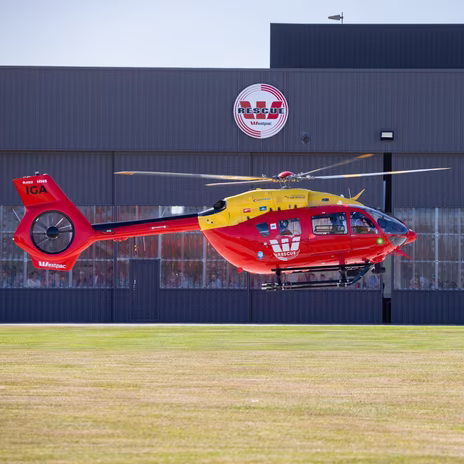 Westpac sponsored rescue helicopter