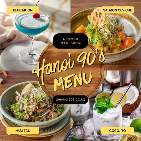 Hanoi 90's Summer Menu