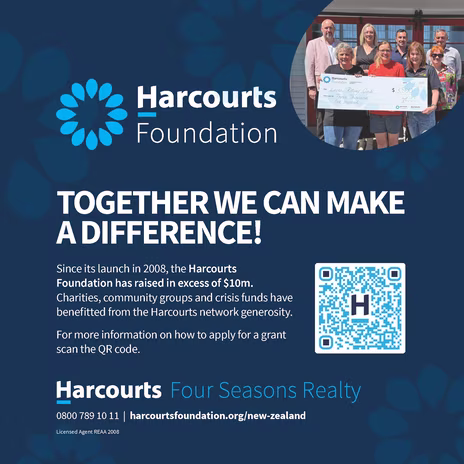 Harcourts Foundation QR Code
