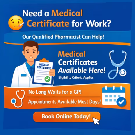 Unichem can provide Medical Certificates for Work