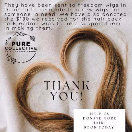 Wig Donation Thankyou