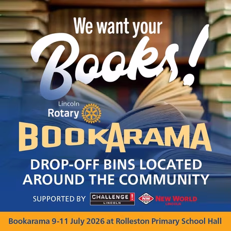 We Want Your Books - Rotary Book A Rama - The Warehouse Collection Point