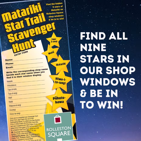 Matariki Star Trail Scavenger Hunt