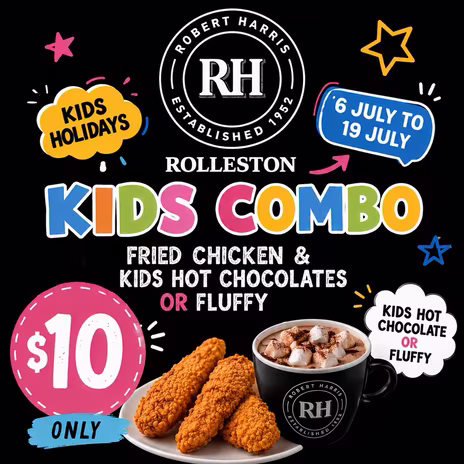 Robert Harris' School Holiday Promo