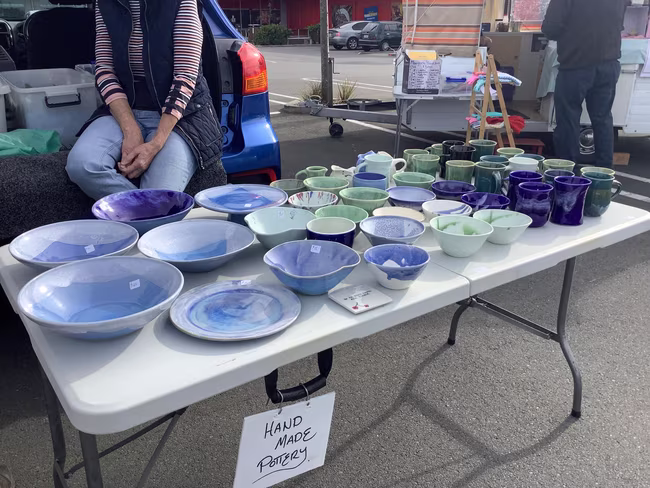 Pottery at the Rolleston Envirotown Market