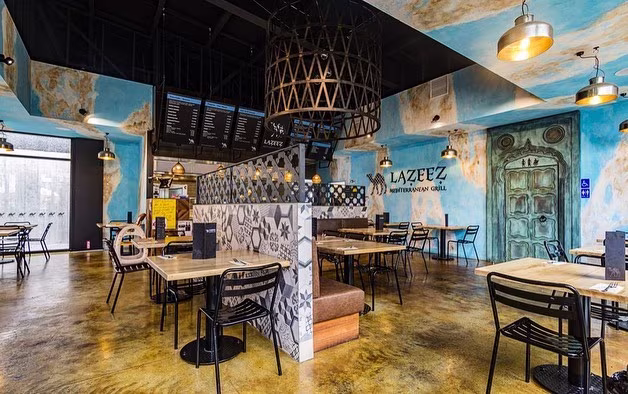 Lazeez Mediterranean Grill Restaurant Outfitting