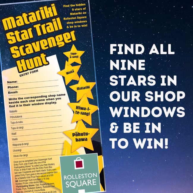Matariki Star Trail Scavenger Hunt
