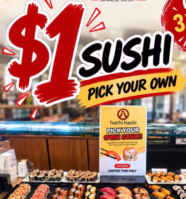 $1 Sushi Fridays