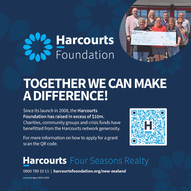 Harcourts Foundation QR Code