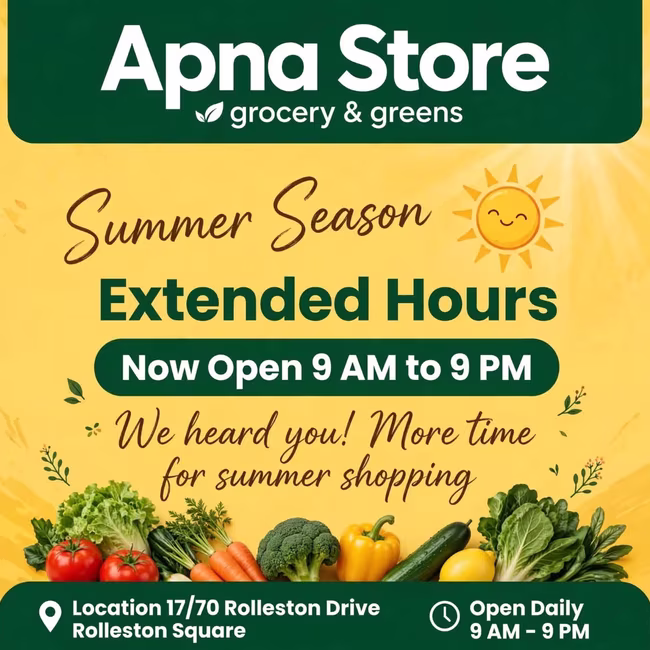 Apna Store Extended Hours